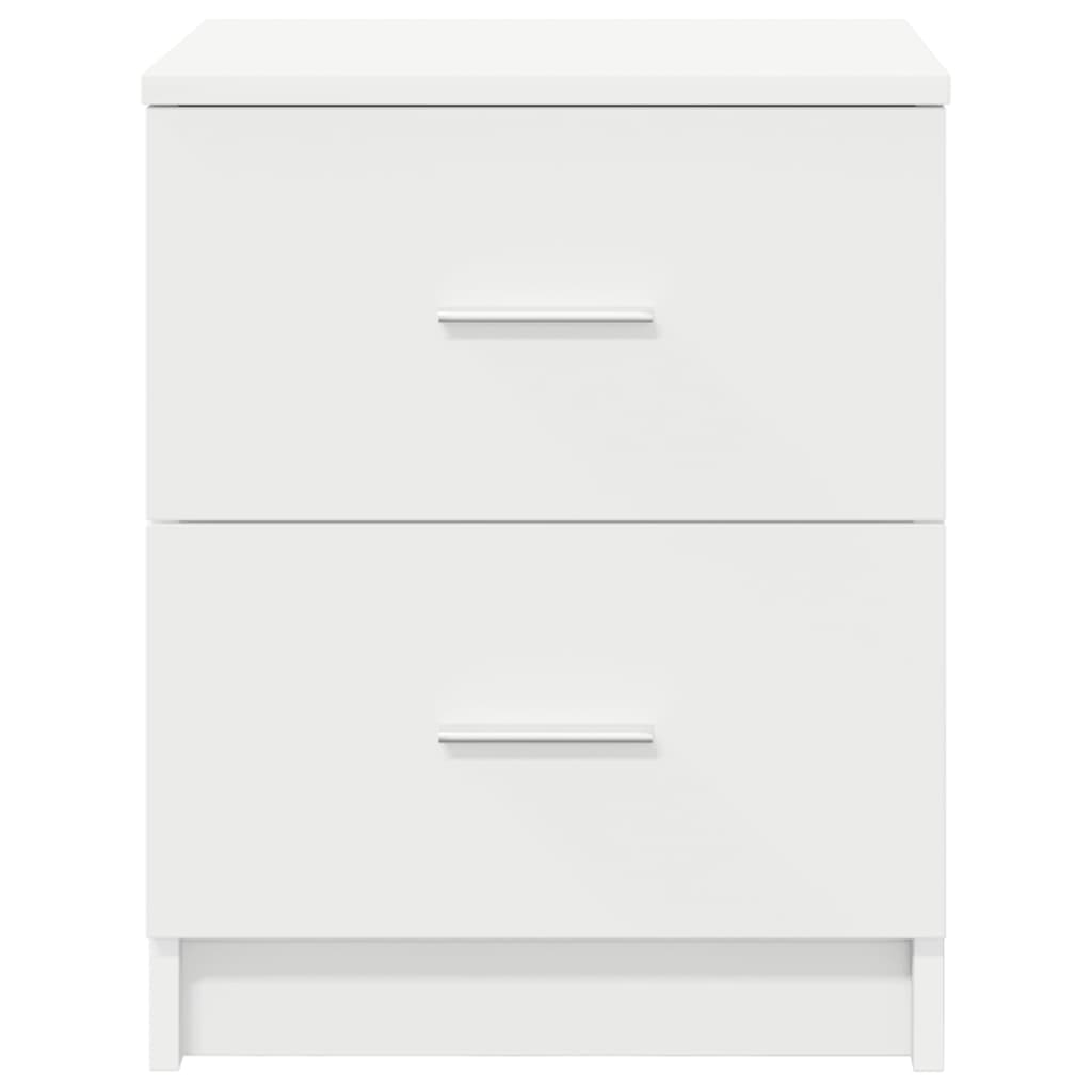 Mesa de cabeceira com 2 gavetas 40x36x50 cm branco