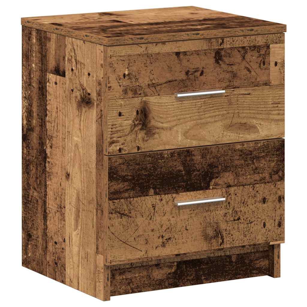 Mesa de cabeceira com 2 gavetas 40x36x50 cm branco