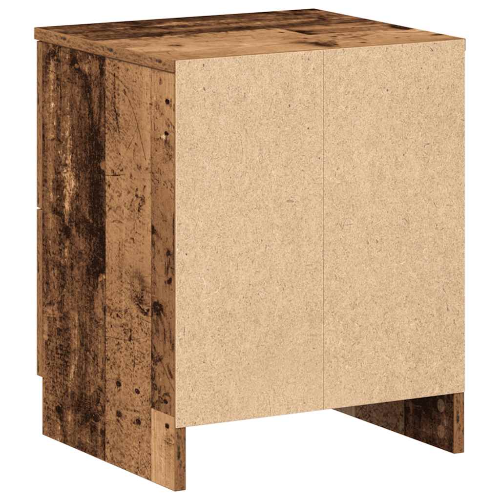 Mesa de cabeceira com 2 gavetas 40x36x50 cm branco