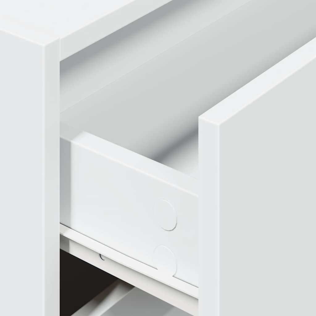 Armário c/ 2 gavetas 60x31x40 cm derivados madeira branco