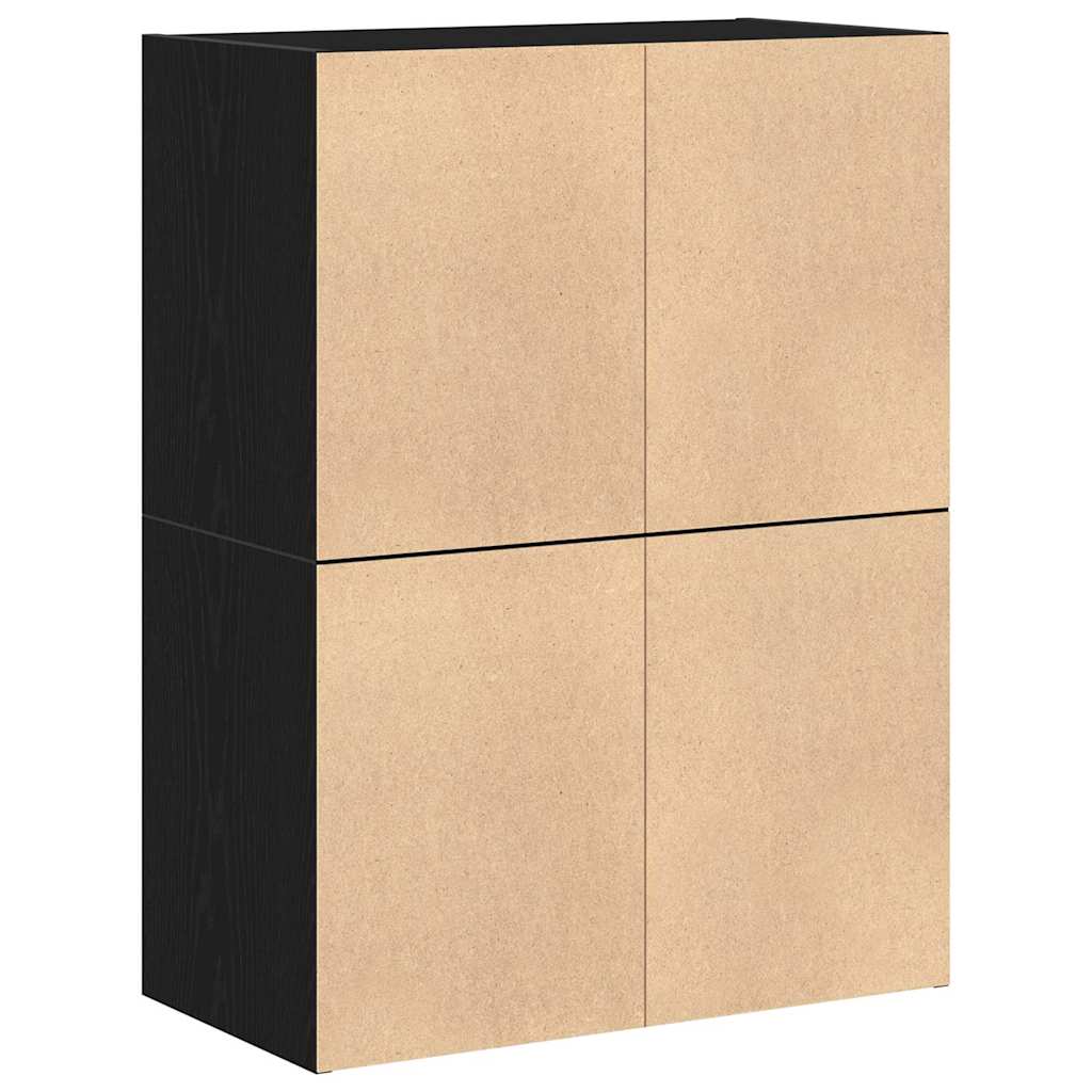 Armários c/ 2 gavetas 2 pcs 60x31x40cm derivados de madeira