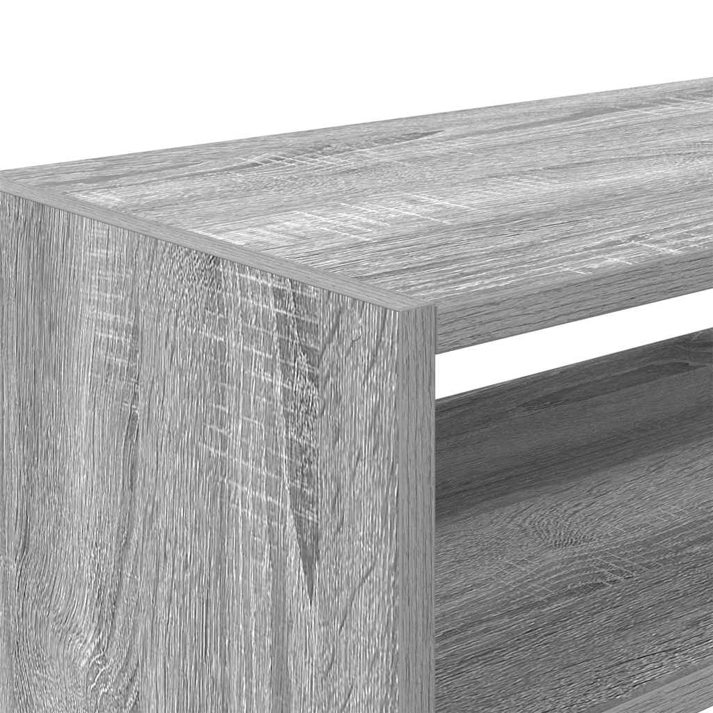 Sapateiras 2 pcs empilháveis 60x30x30,5 cm cinzento sonoma