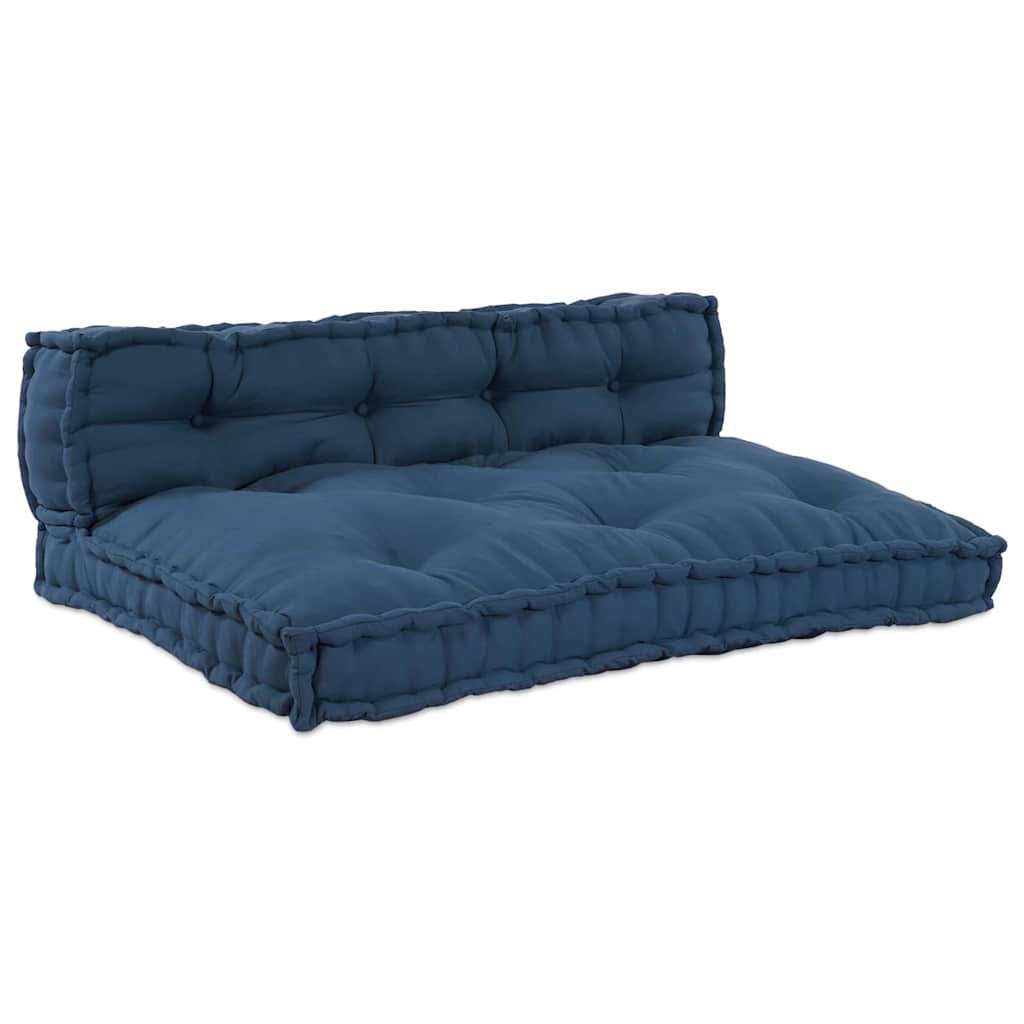Travesseiro para Sofá Pallet Índigo tecido