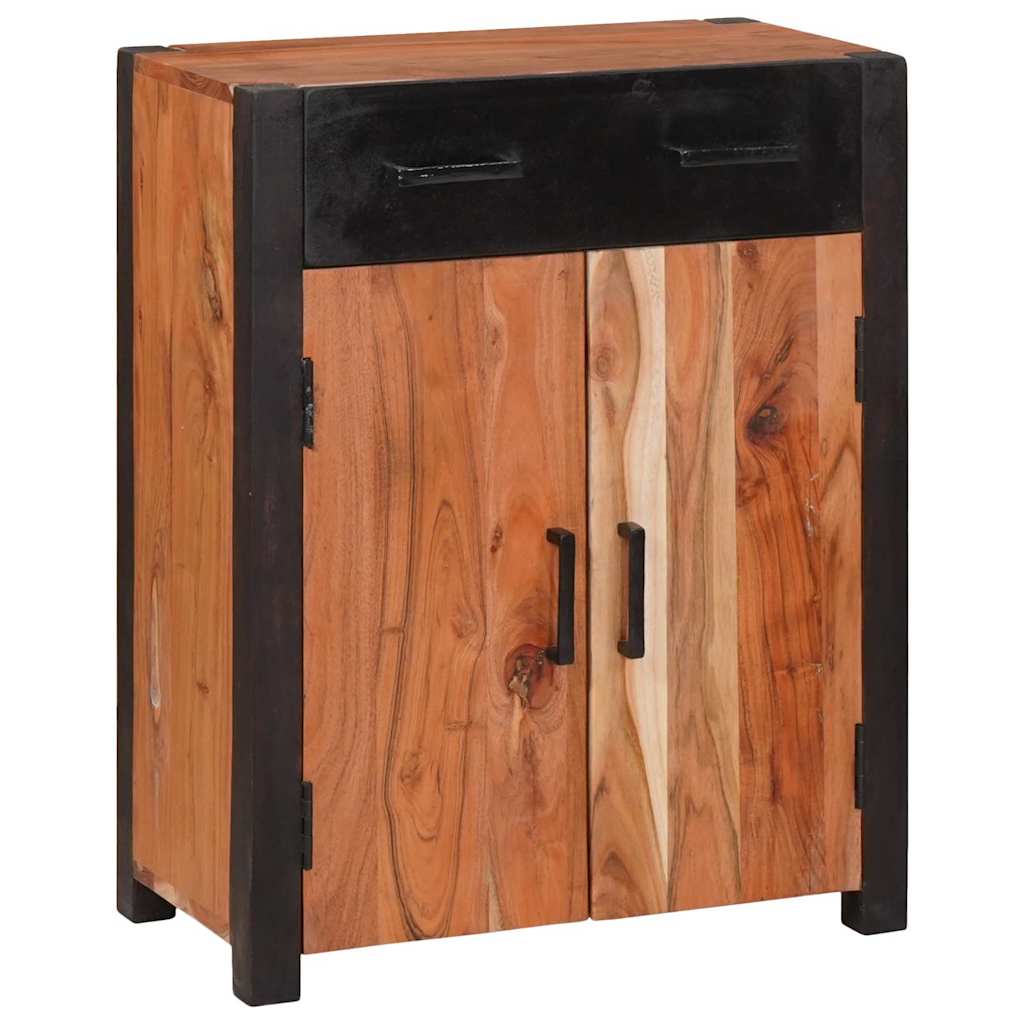 Buffet 2 pcs Castanho 110 x 30 x 75 cm Madeira de acácia maciça