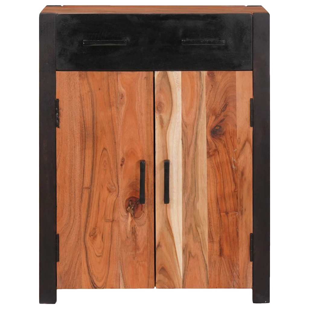 Buffet 2 pcs Castanho 110 x 30 x 75 cm Madeira de acácia maciça
