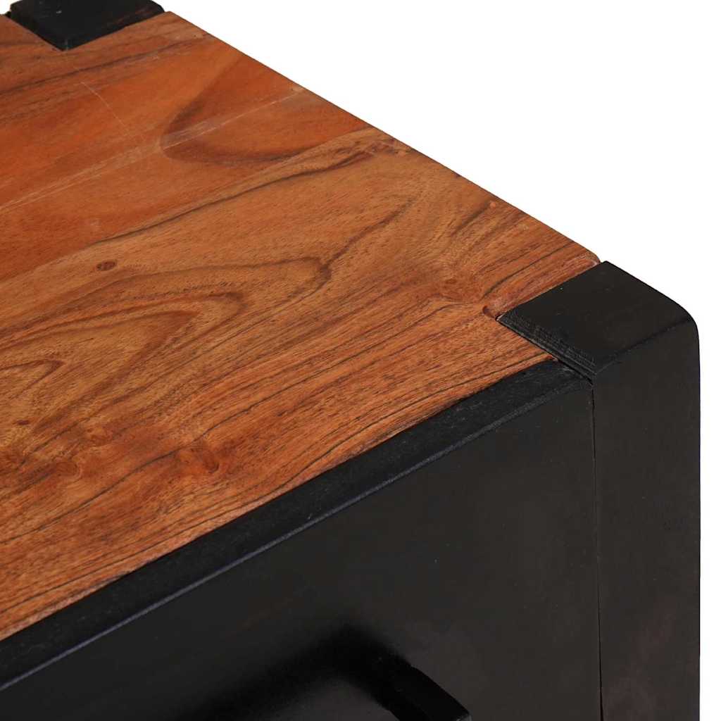 Buffet 3 pcs Castanho 165 x 30 x 75 cm Madeira de acácia maciça
