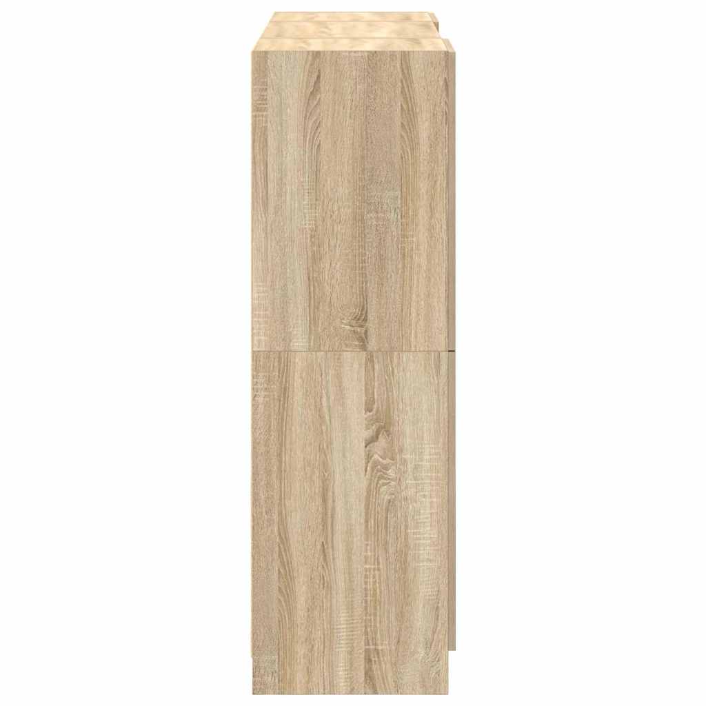 Conj. móveis de cozinha 3 pcs deriv. de madeira carvalho sonoma