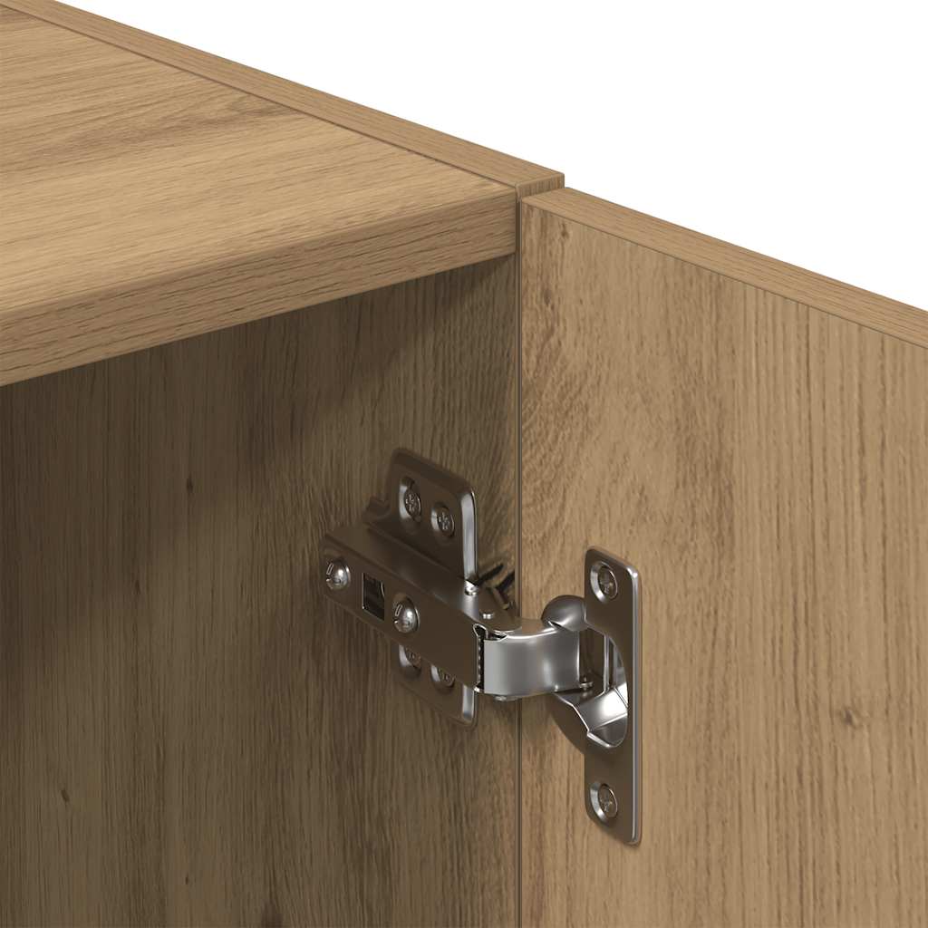 3pcs armário de cozinha conj. deriv. madeira carvalho artisiano