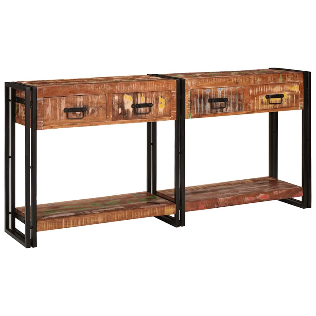 Conjunto de Mesas de Console com gaveta Outros 2 pcs Multicolor