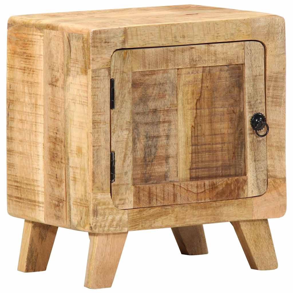 Mesa de cabeceira 40x32x46cm madeira de mangueira áspera maciça