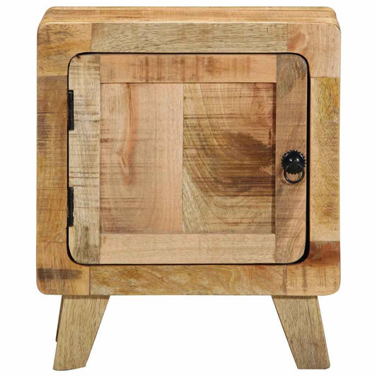 Mesa de cabeceira 40x32x46cm madeira de mangueira áspera maciça