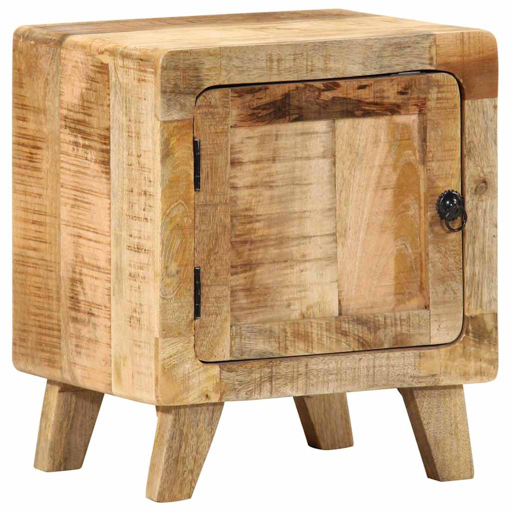 Mesa de cabeceira 40x32x46cm madeira de mangueira áspera maciça