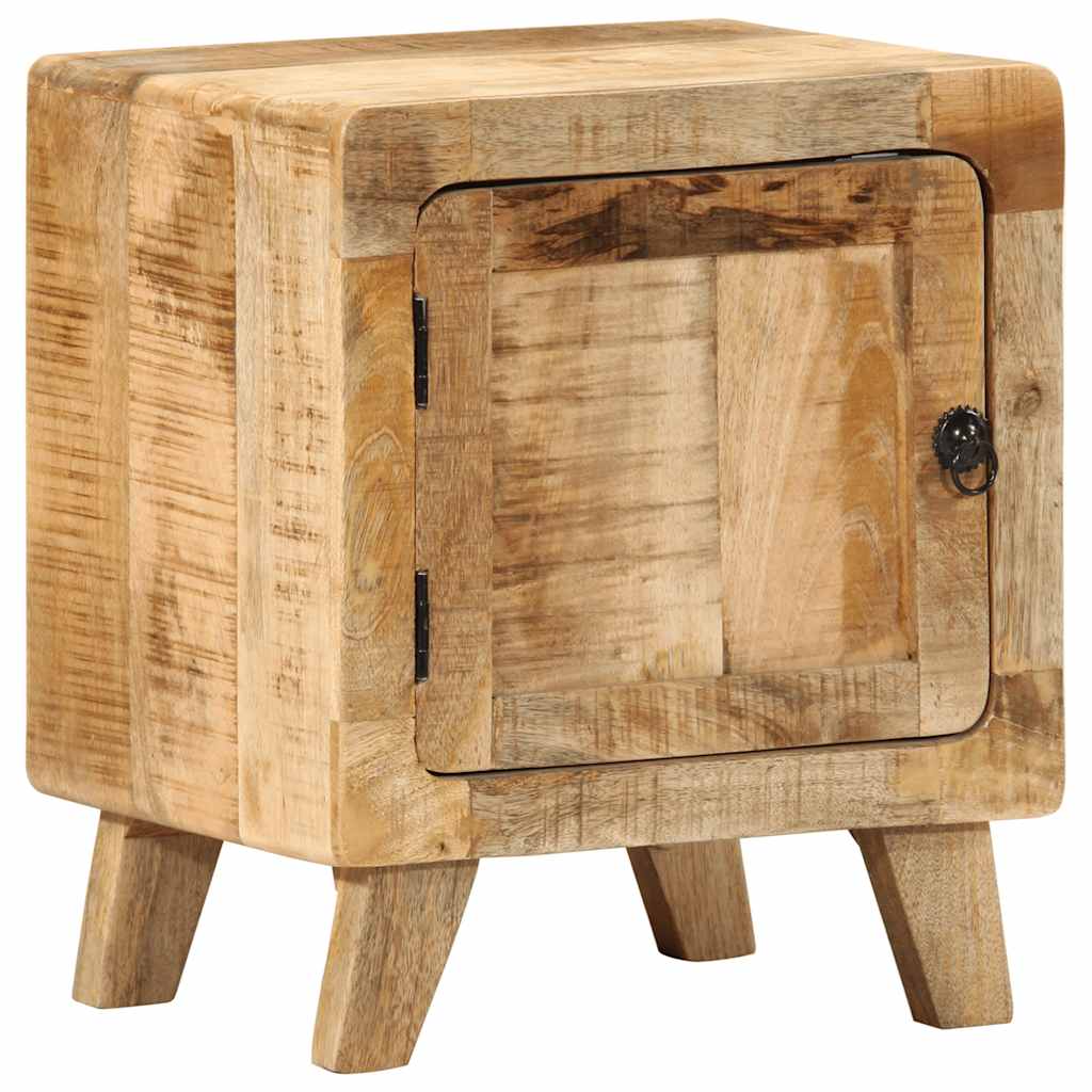 Mesas de cabeceira 2 pcs 40x32x46 cm mangueira áspera maciça