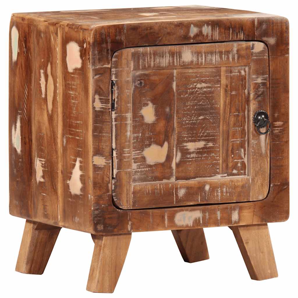 Mesas de cabeceira 2 pcs 40x32x46 cm madeira recuperada maciça