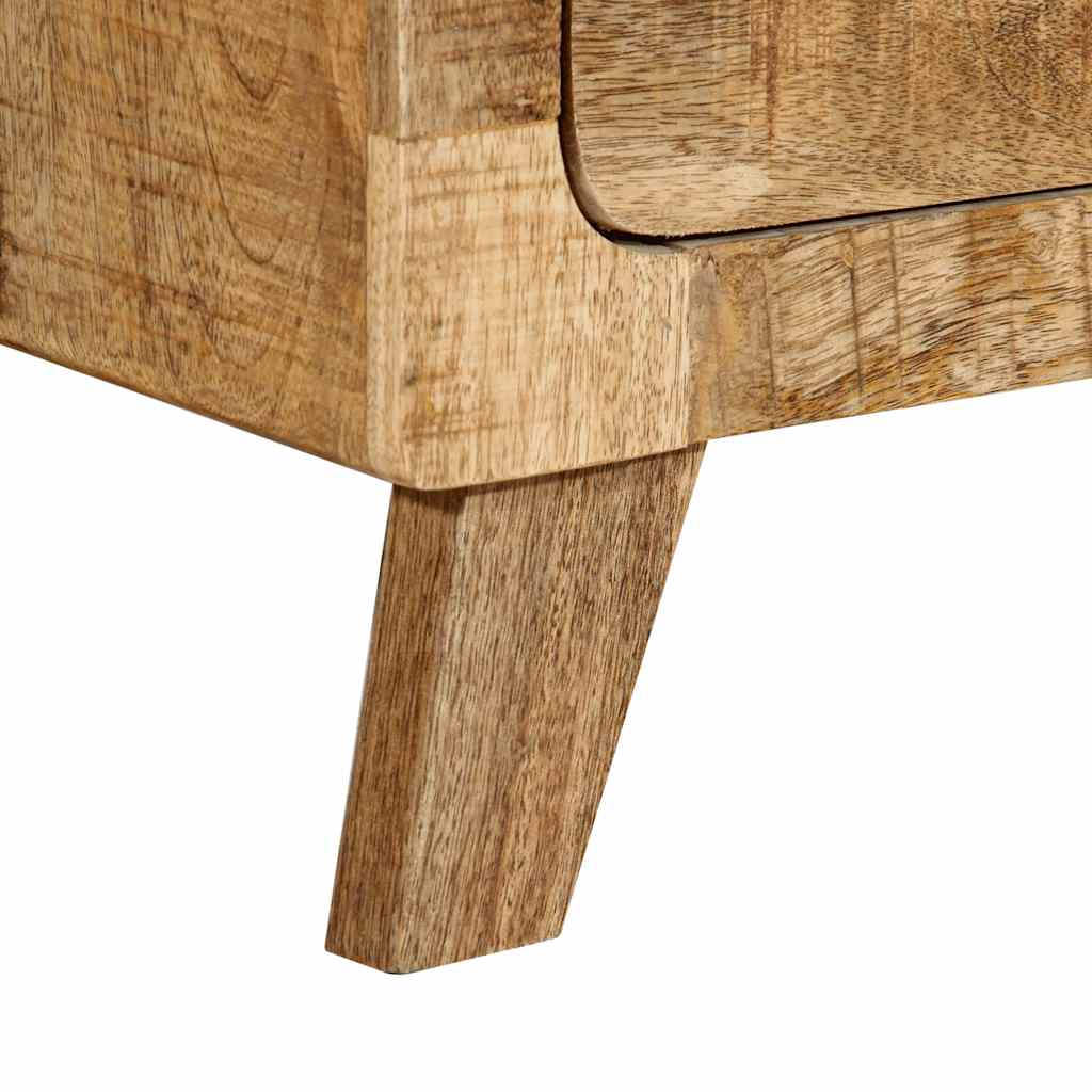 Mesas de cabeceira 2 pcs 40x32x46 cm mangueira áspera maciça