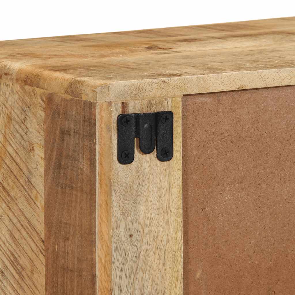 Armário de TV para parede de mangueira áspera maciça