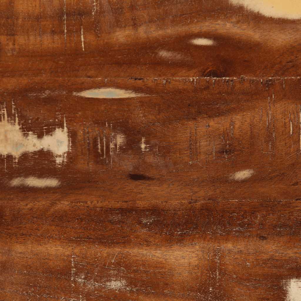 Armário de TV para parede de madeira recuperada maciça