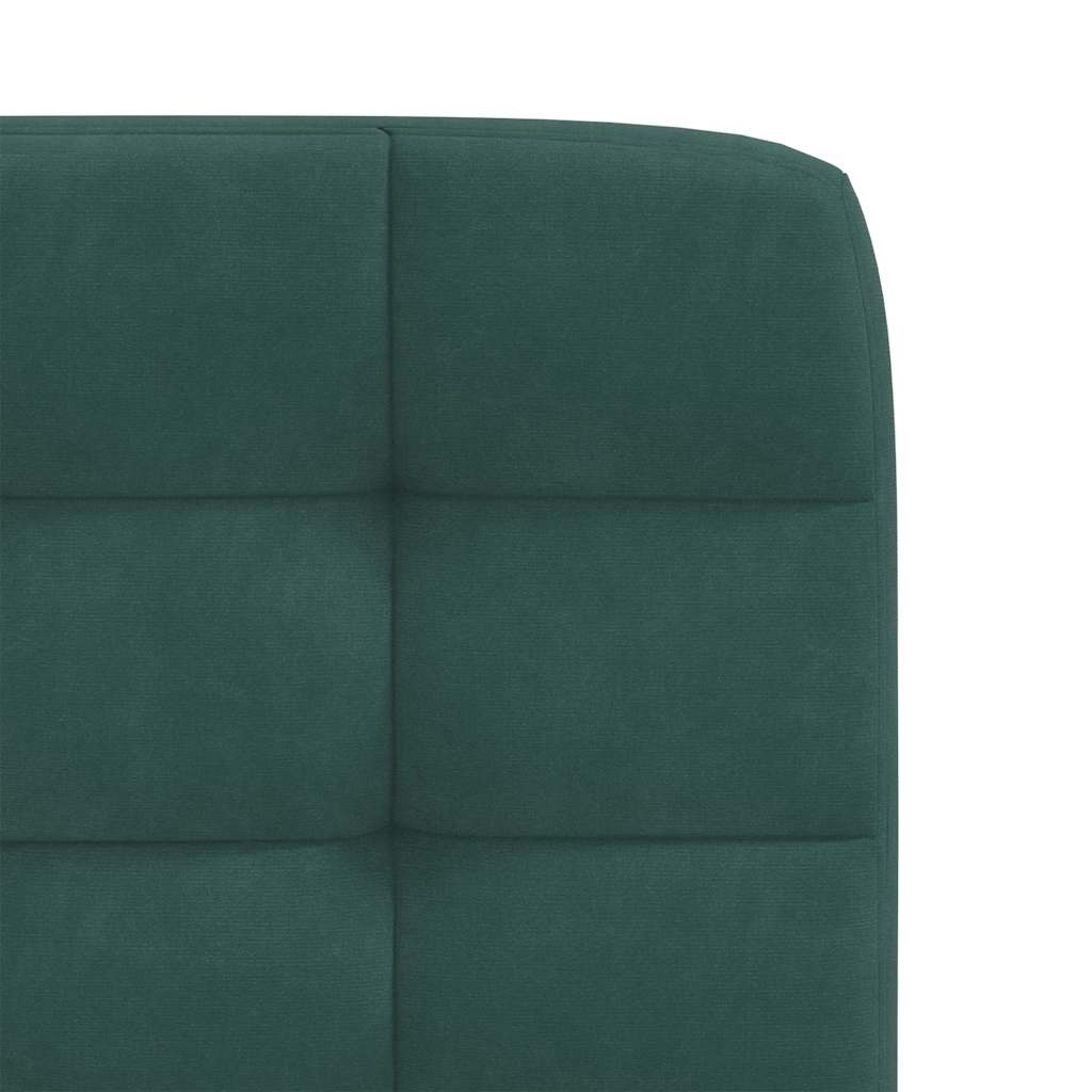 Cadeiras de jantar 2 pcs veludo verde-escuro