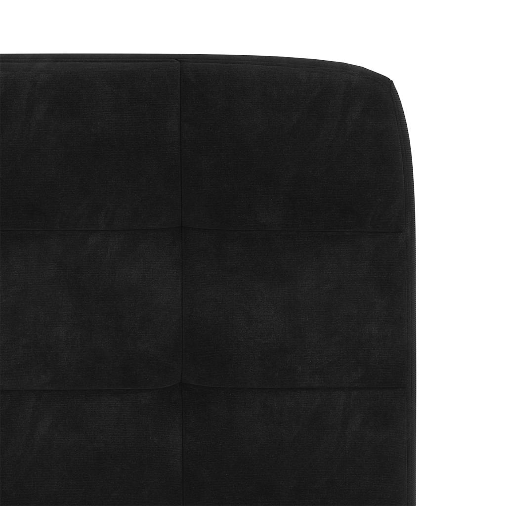 Cadeiras de jantar 2 pcs veludo preto