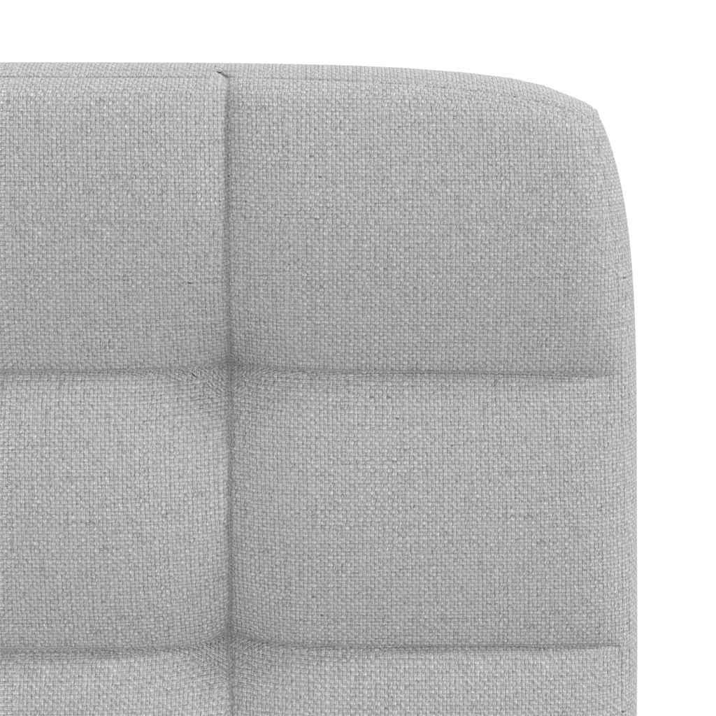 Cadeiras de jantar 2 pcs tecido cinza nuvem