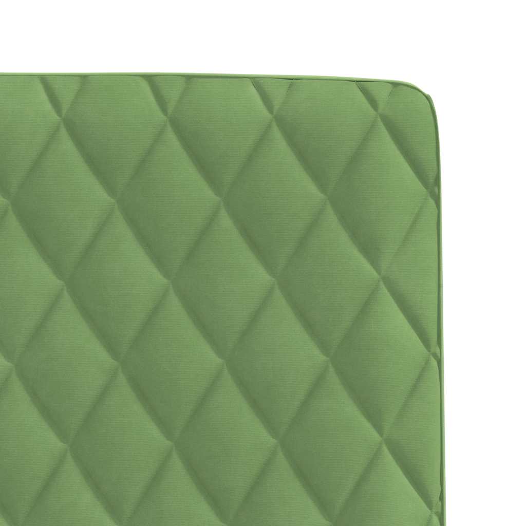 Cadeiras de jantar 2 pcs veludo verde-claro
