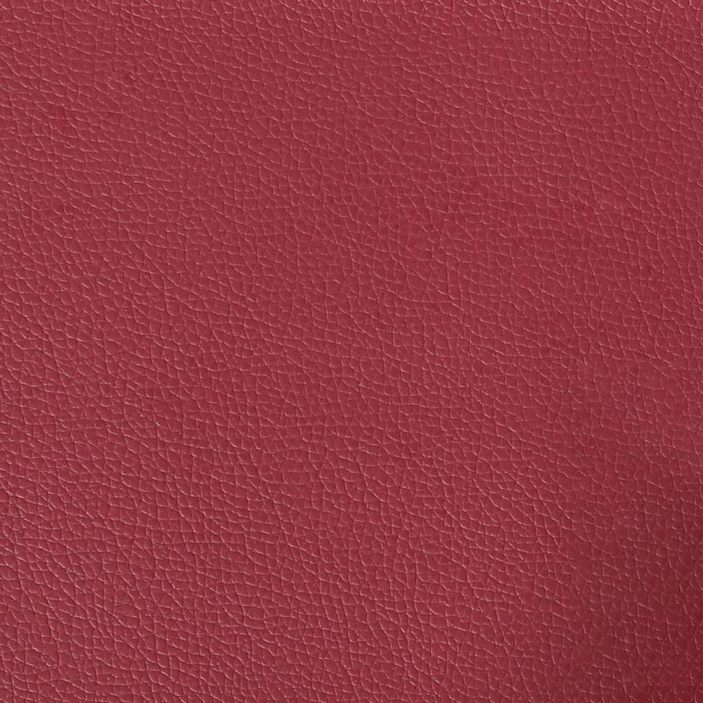 Cadeiras de jantar 2 pcs couro artificial vermelho-tinto