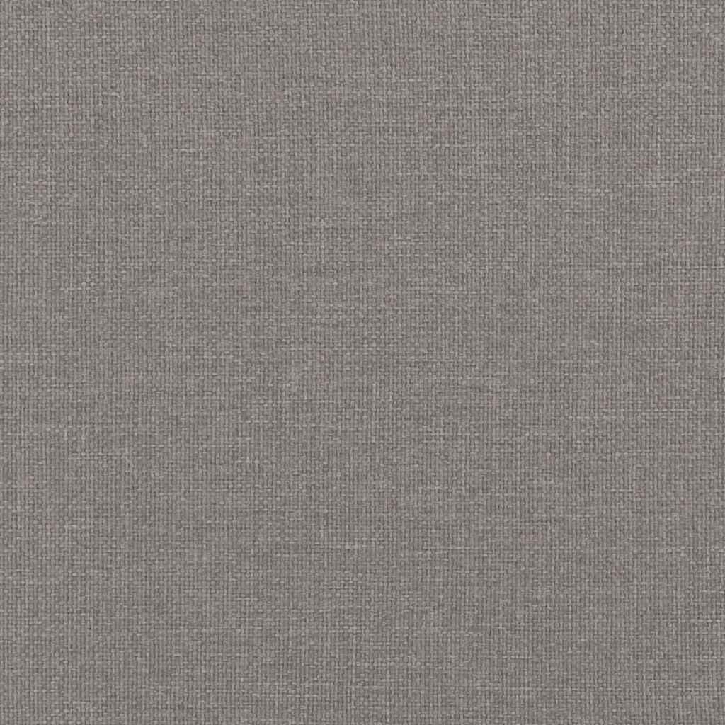 Cadeiras de jantar 2 pcs tecido cinzento-acastanhado
