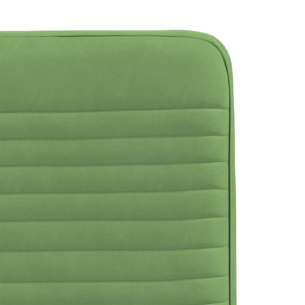 Cadeiras de jantar 2 pcs veludo verde-claro