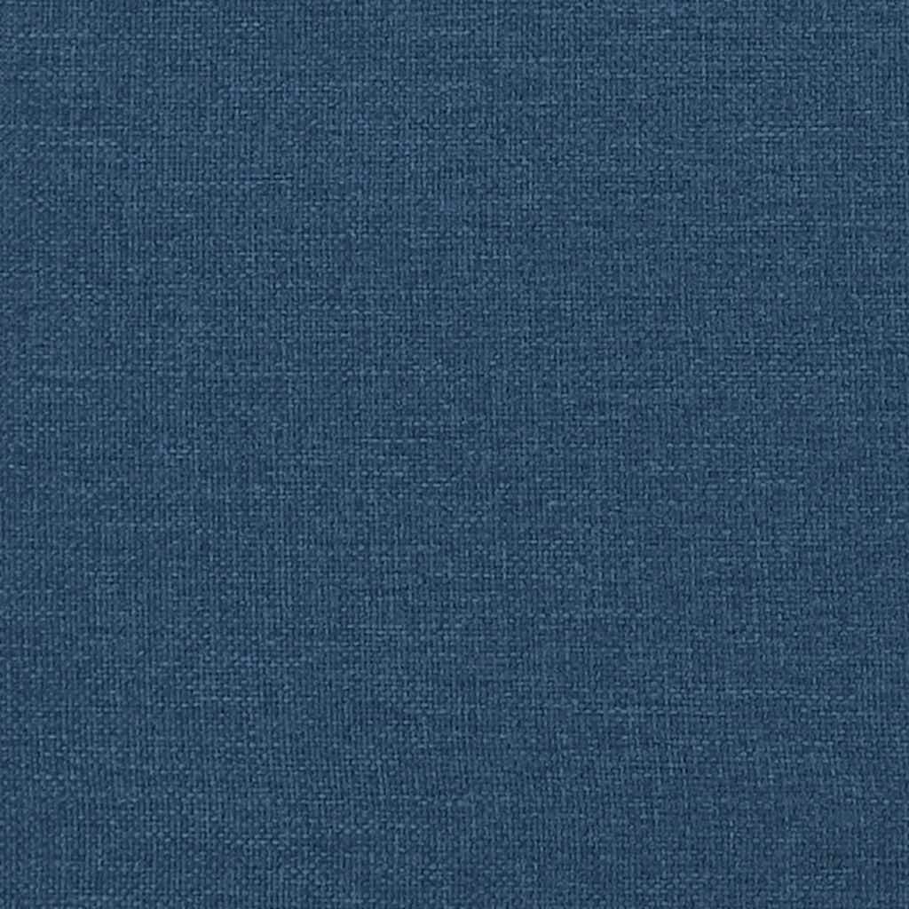 Cadeiras de jantar 2 pcs tecido azul