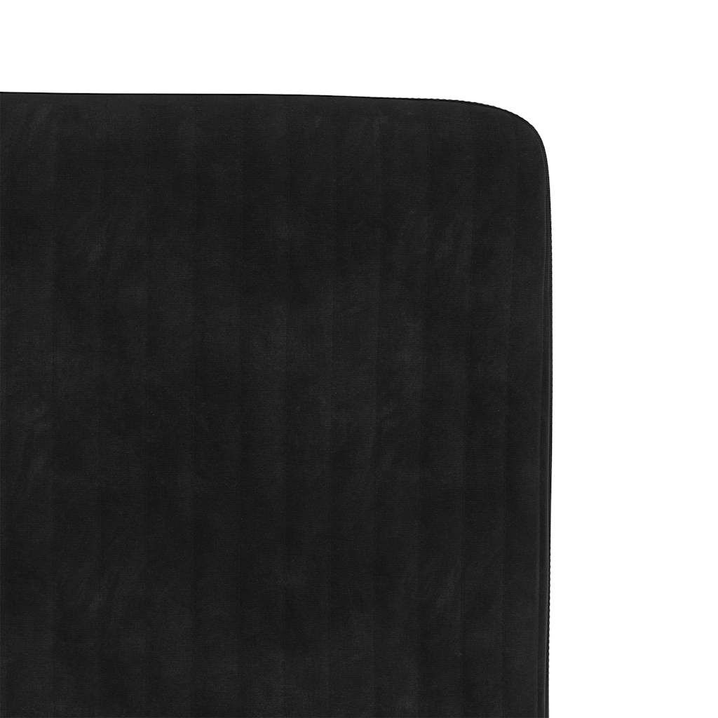 Cadeiras de jantar 2 pcs veludo preto