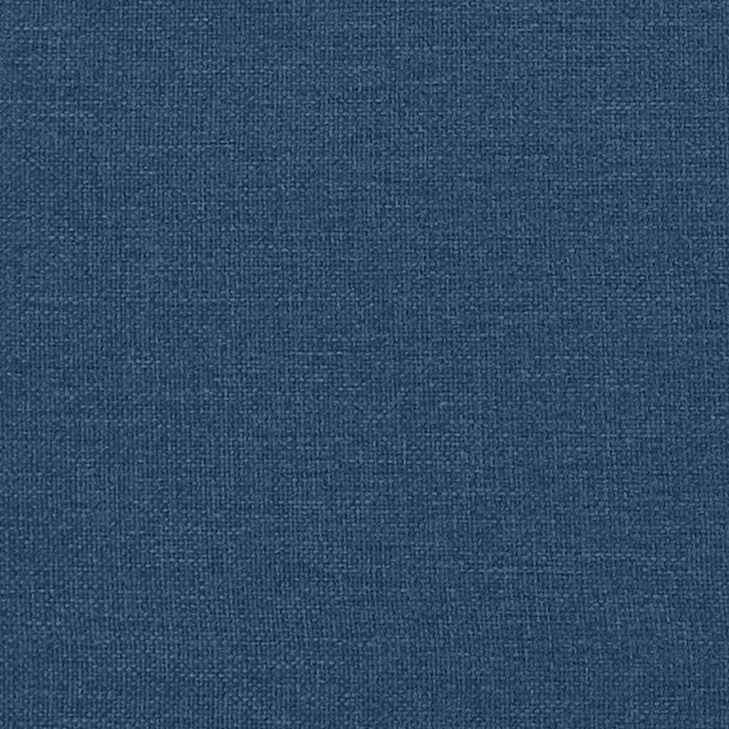 Cadeiras de jantar 2 pcs tecido azul