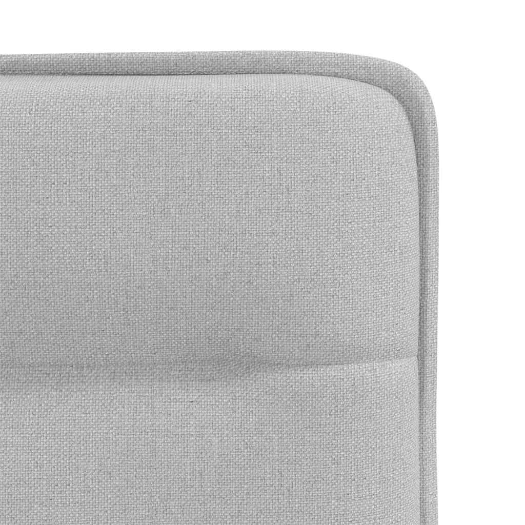 Cadeiras de jantar 2 pcs tecido cinza nuvem