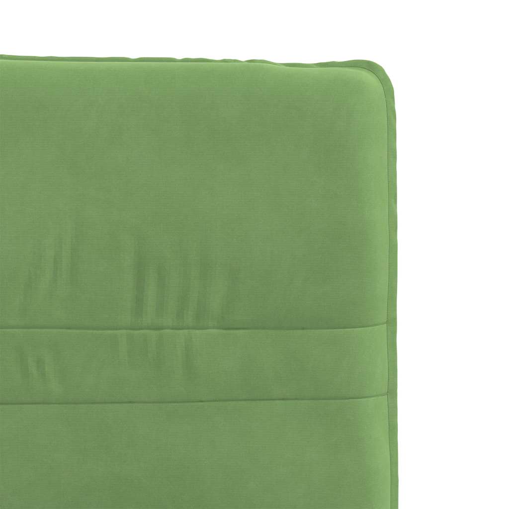 Cadeiras de jantar 2 pcs veludo verde-claro