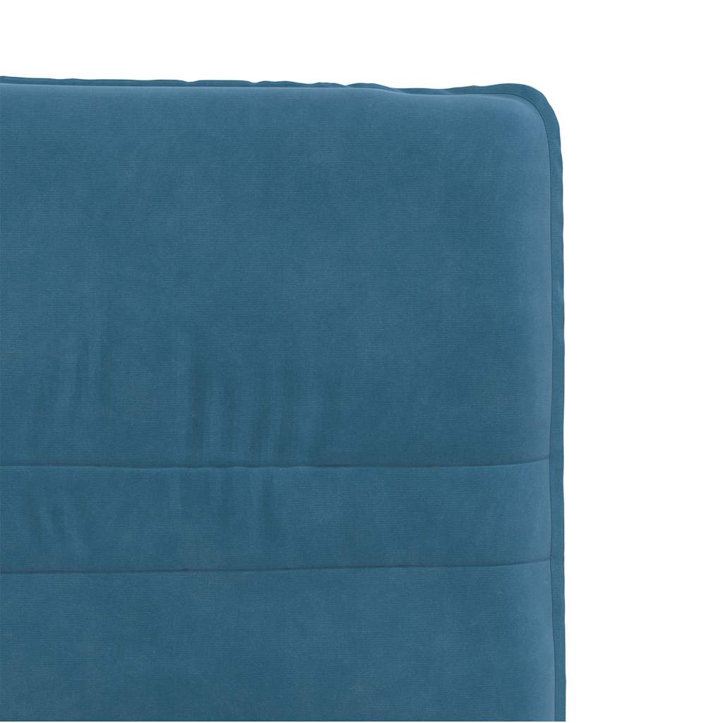 Cadeiras de jantar 2 pcs veludo azul