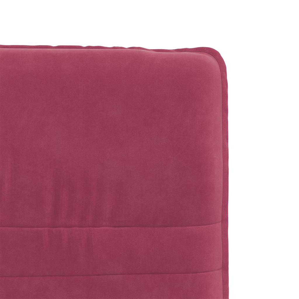Cadeira de jantar veludo vermelho tinto