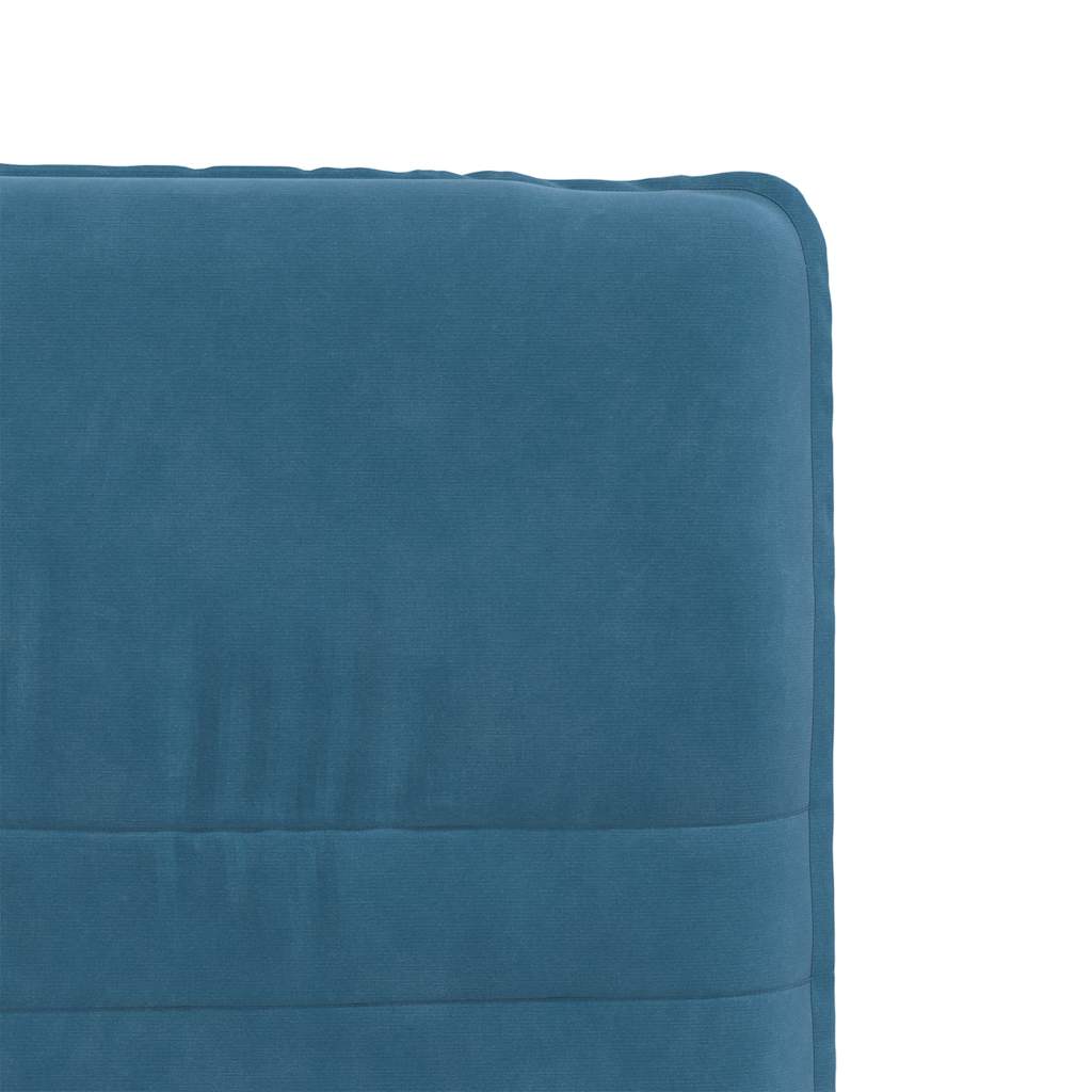 Cadeira de jantar veludo azul