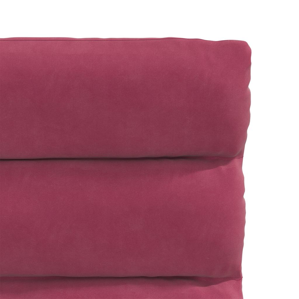 Cadeiras de jantar 2 pcs veludo vermelho tinto