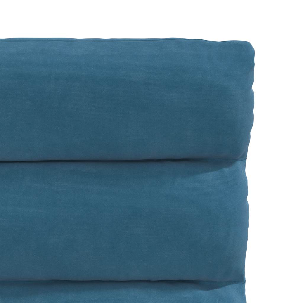 Cadeiras de jantar 2 pcs veludo azul