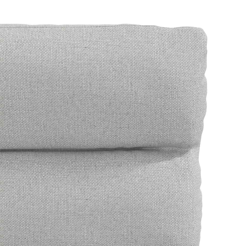 Cadeiras de jantar 2 pcs tecido cinza nuvem