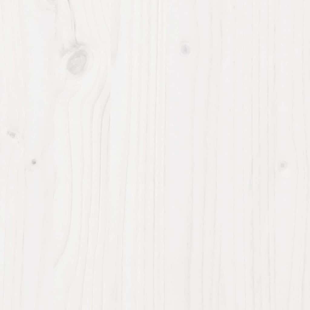 Cama sem colchão empilháveis 75x190 cm madeira maciça branco