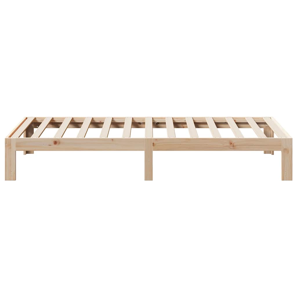 Cama sem colchão 90x200 cm madeira de pinho maciça