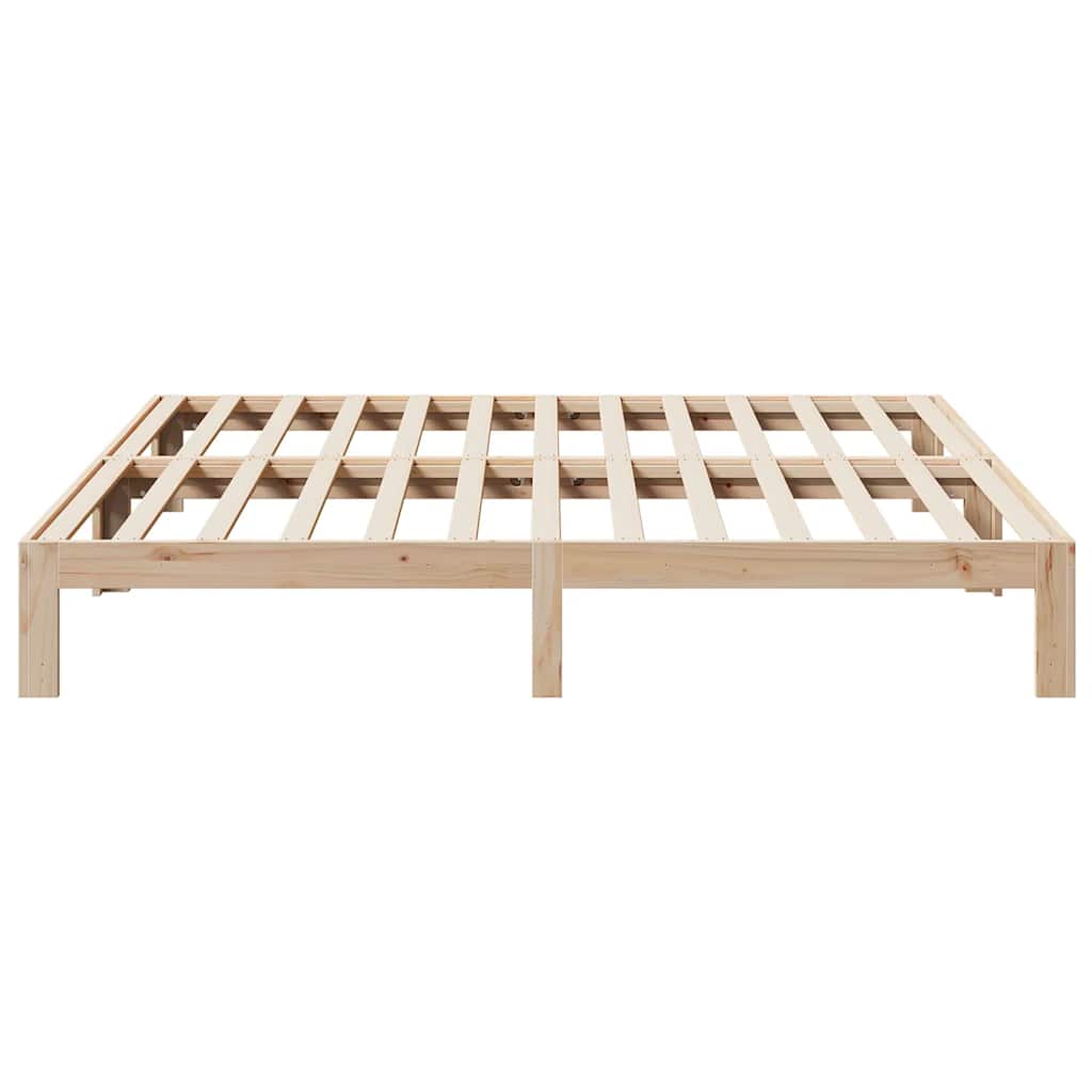 Cama sem colchão 180x200 cm madeira de pinho maciça