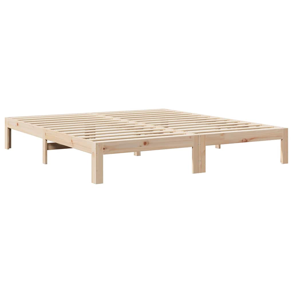 Cama sem colchão 180x200 cm madeira de pinho maciça