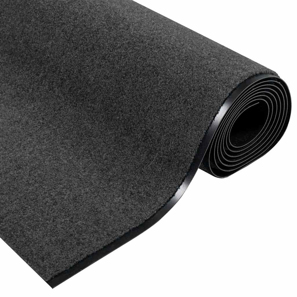 Tapete de Entrada Outros Antracite e Preto 120 x 350 cm