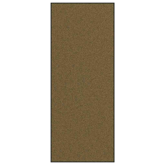 Tapete de Entrada Marrom e Preto 120 x 300 cm Poliamida e PVC