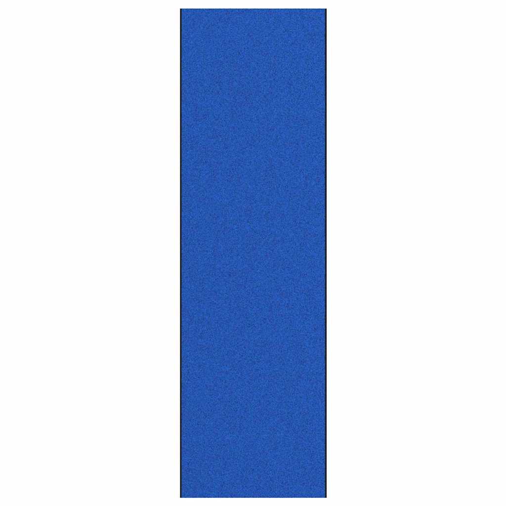 Tapete de Entrada Azul e Preto 120 x 400 cm Poliamida e PVC