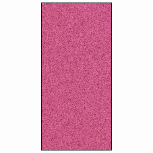 Tapete de Entrada Rosa e Preto 120 x 250 cm Poliamida e PVC