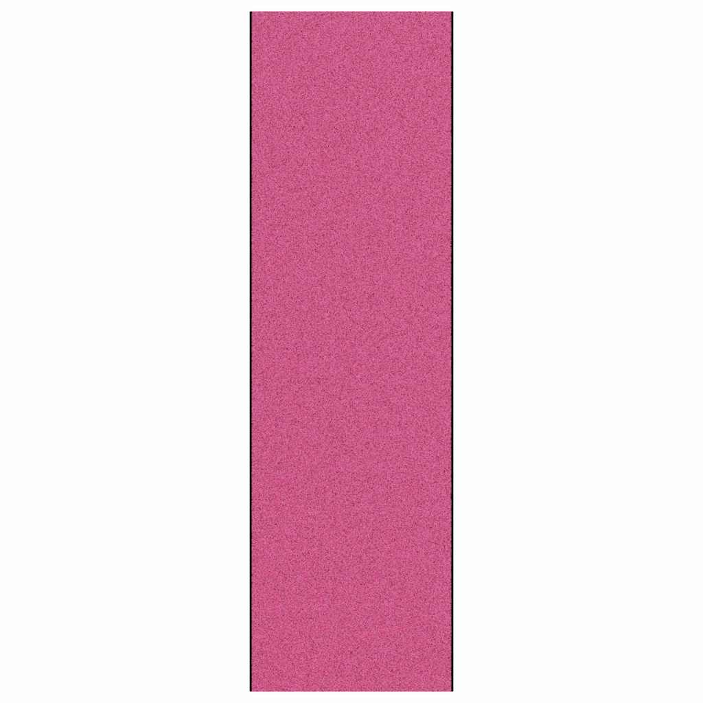 Tapete de Entrada Rosa e Preto 120 x 400 cm Poliamida e PVC