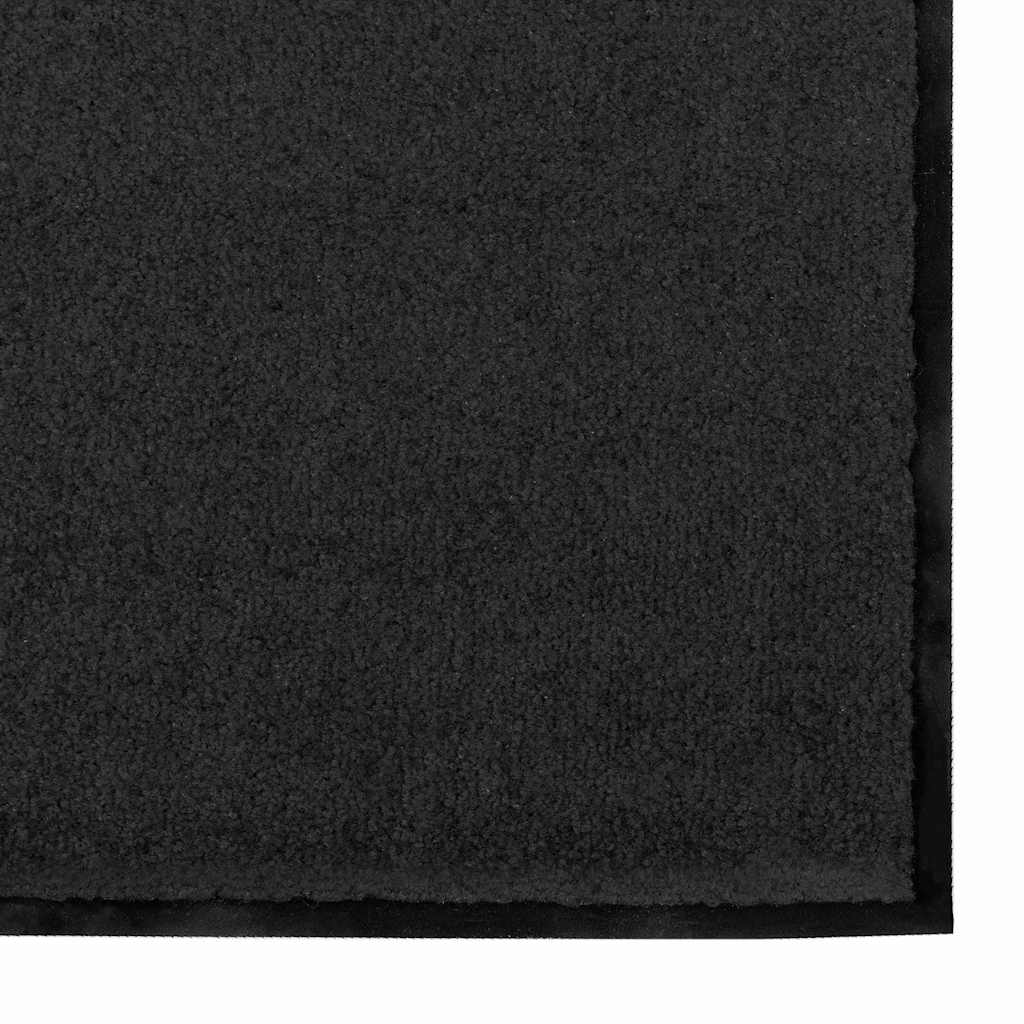 Tapete de Entrada Preto 90 x 150 cm Polipropileno e vinil
