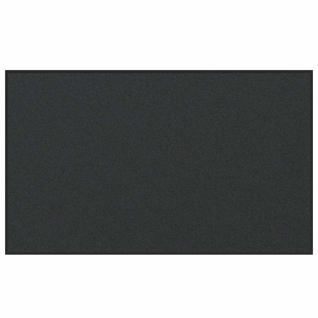 Tapete de Entrada Preto 90 x 150 cm Polipropileno e vinil